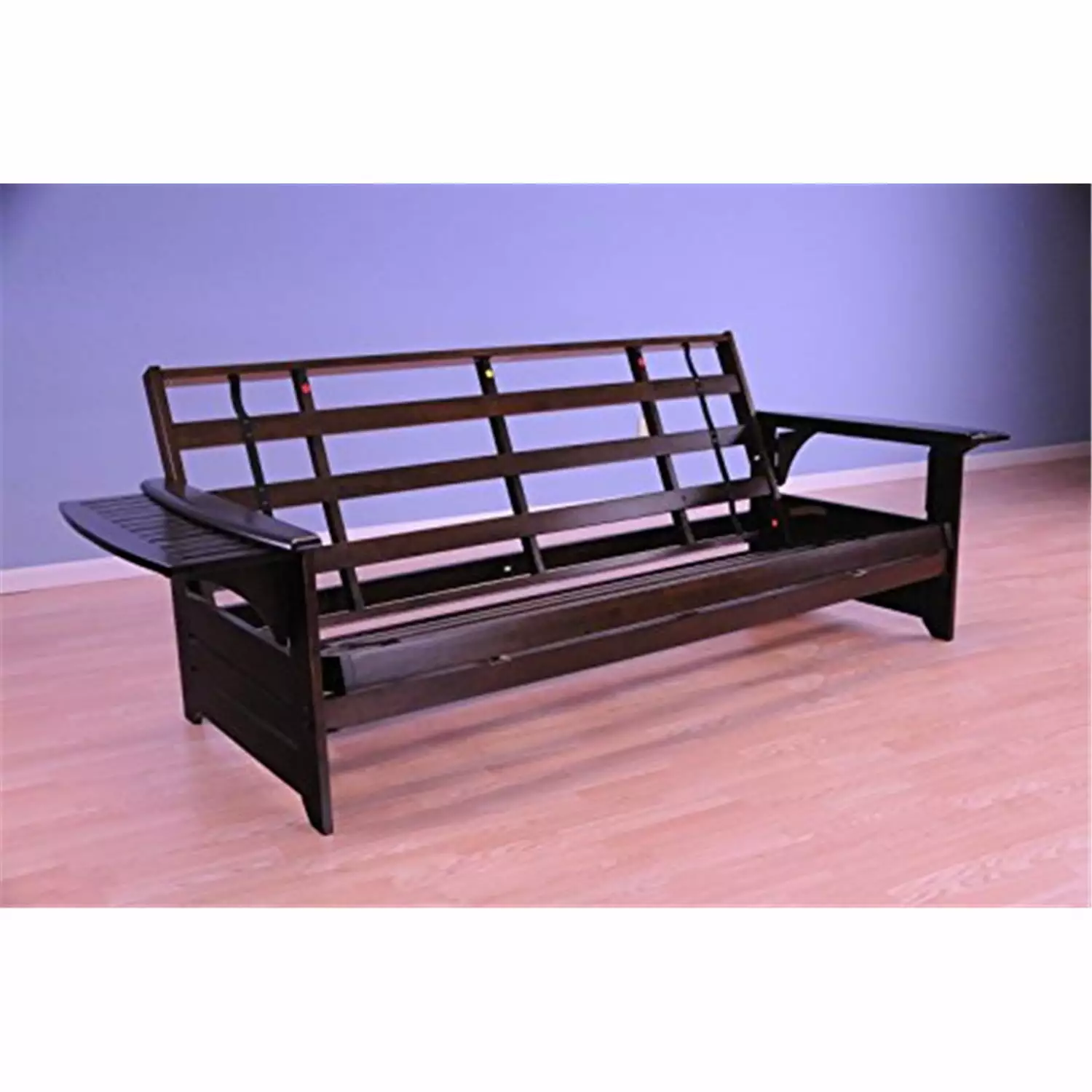 Kodiak Furniture Phoenix Queen Traditional Solid Wood Futon Frame Espresso Futons
