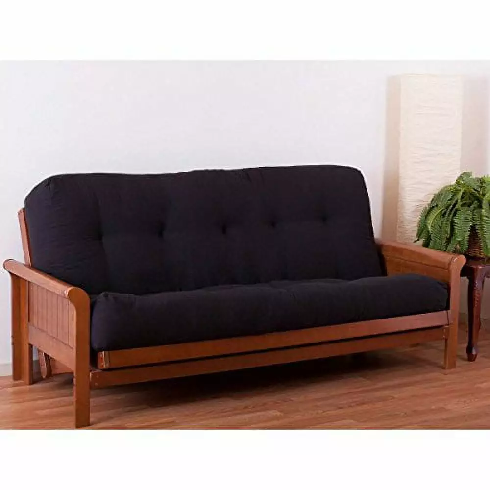 Blazing Needles 9-inch Renewal Twill Queen Size Futon Mattress Futons