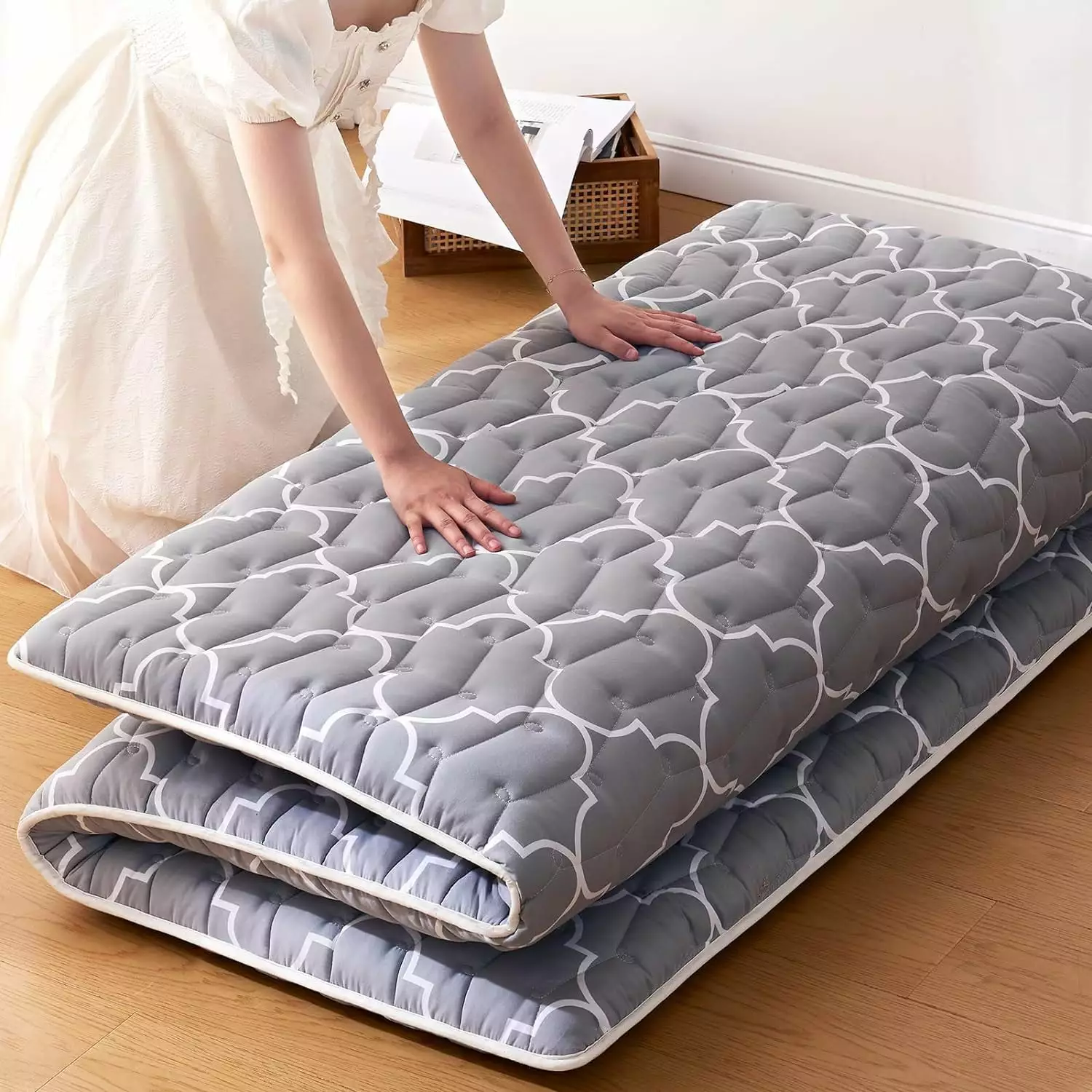 Premium Foam Japanese Floor Futon Mattress High Density Twin 80x39 Sleeping Pad Futons FJU