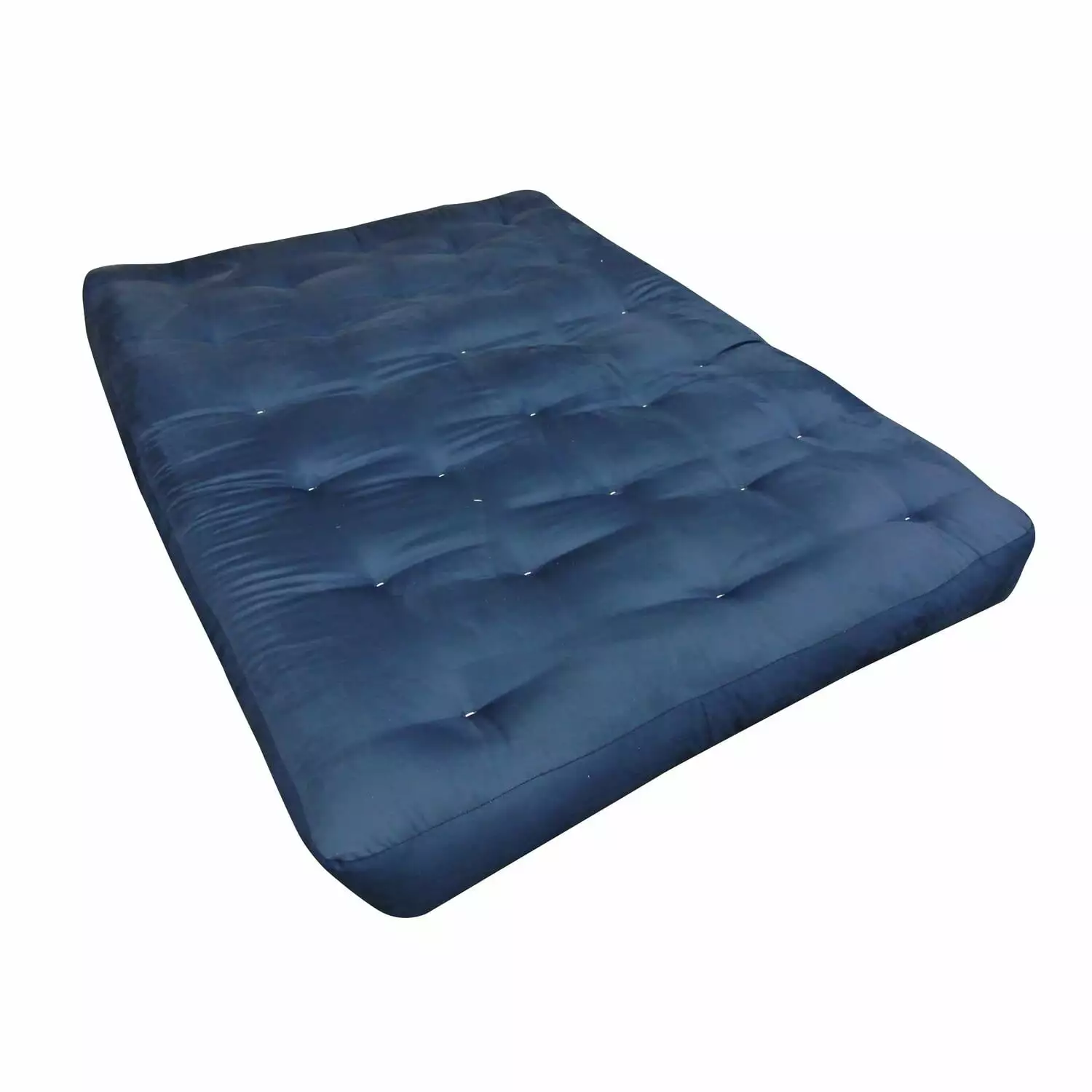 ComfortCoil #708 Full Blue Microfiber Futon Mattress - Cotton Material Futons Gold Bond