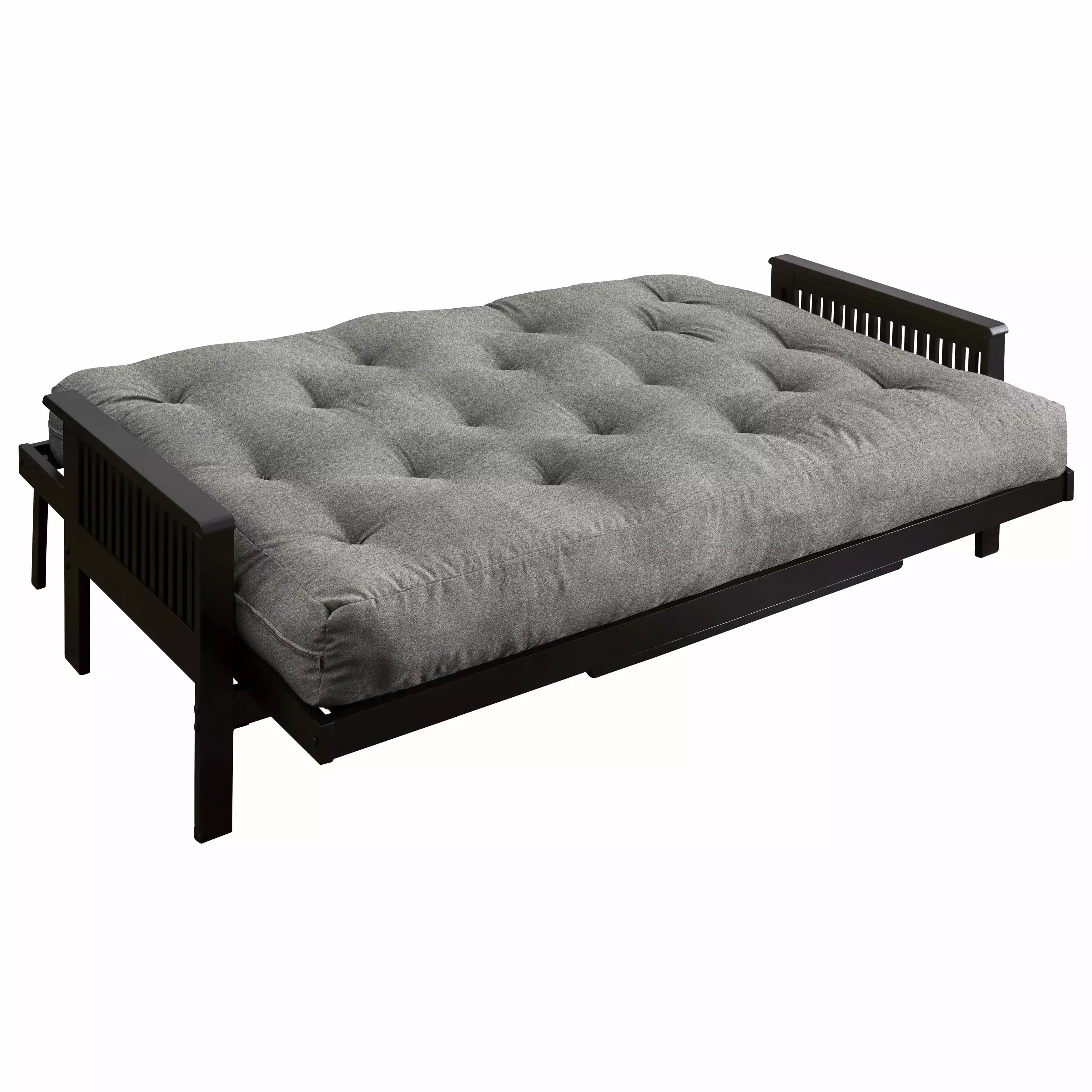 Humble and Haute 12-. Queen Granite Grey Futon Mattress - Thick Comfort Futons