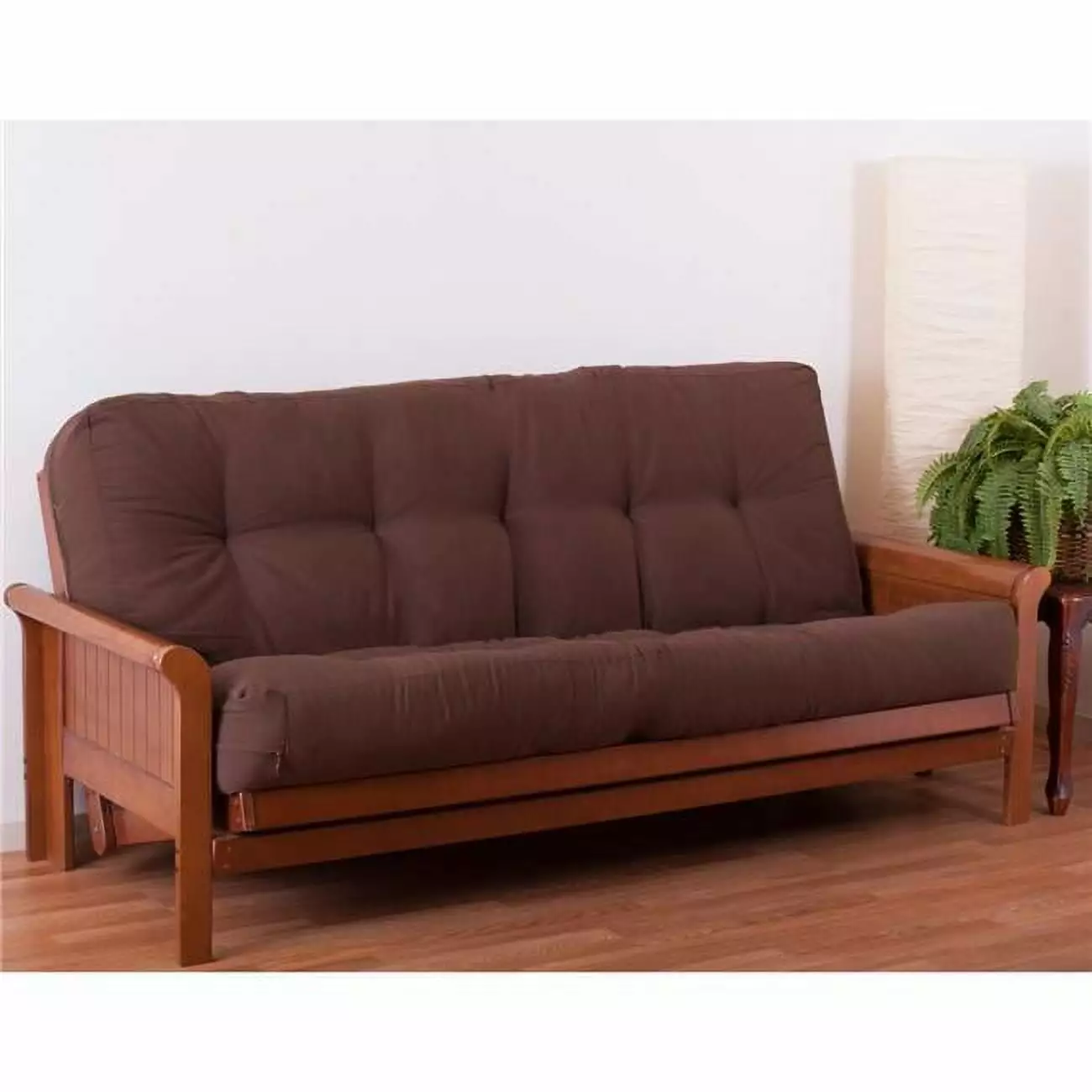 9-inch Renewal Twill Full Size Futon Mattress Chocolate Futons KD STONE AND CABINET
