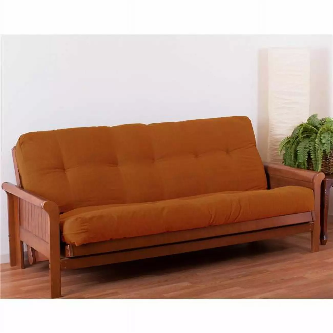 7 Inch Renewal Twill Full Size Futon Mattress Spice Color Futons KD STONE AND CABINET
