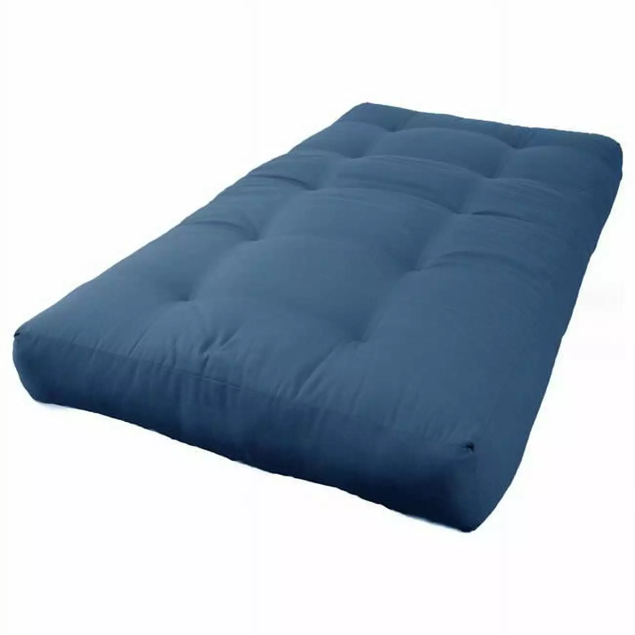 8 Inch Renewal Twill Twin Size Indigo Futon Mattress Stylish Decor Futons KD STONE AND CABINET