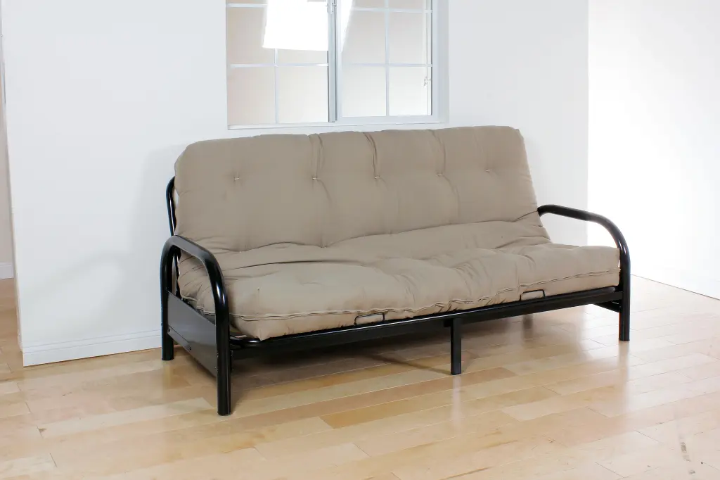 Nabila Black Full Futon Mattress 8 Inch - Thick Sofa Bed Mattress