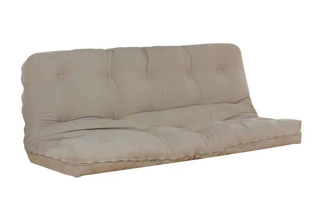 Nabila Khaki Full Futon Mattress 8 Inch - Durable Sofa Bed Mattress