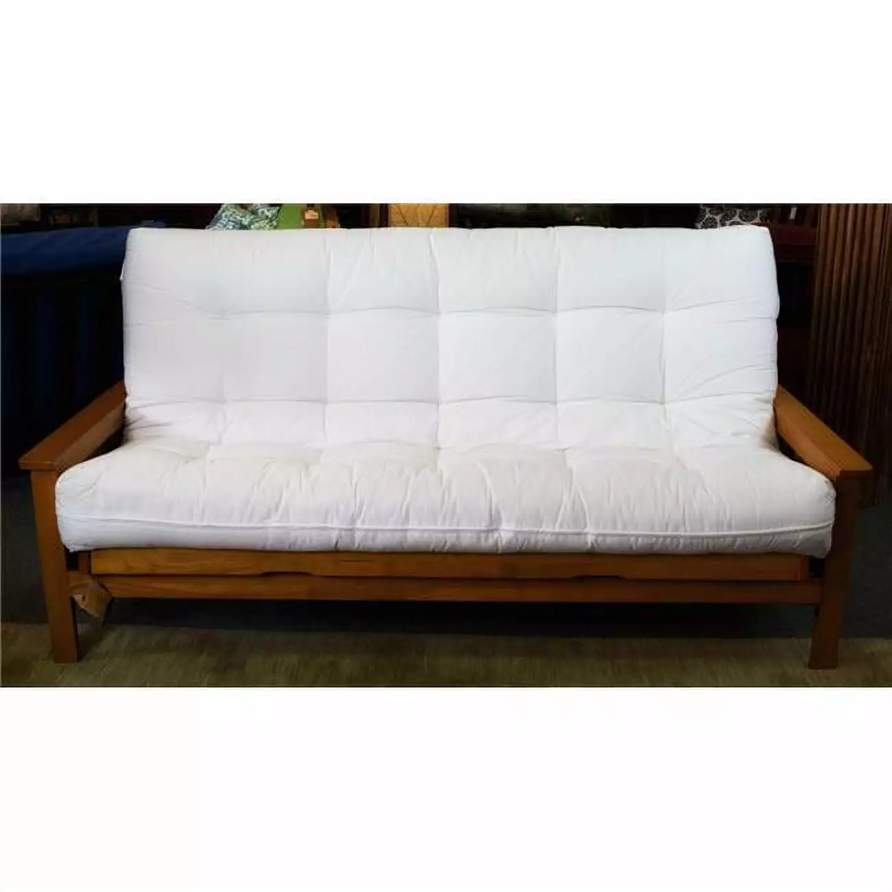 Naturally Sleeping CCO-03-F Full Size Organic Deluxe Wool Futon Mattress Futons