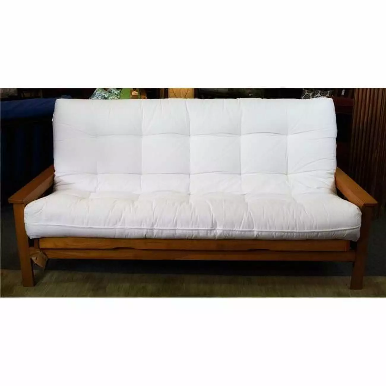 Naturally Sleeping 6 Inch Full Size All Cotton Futon Mattress Futons