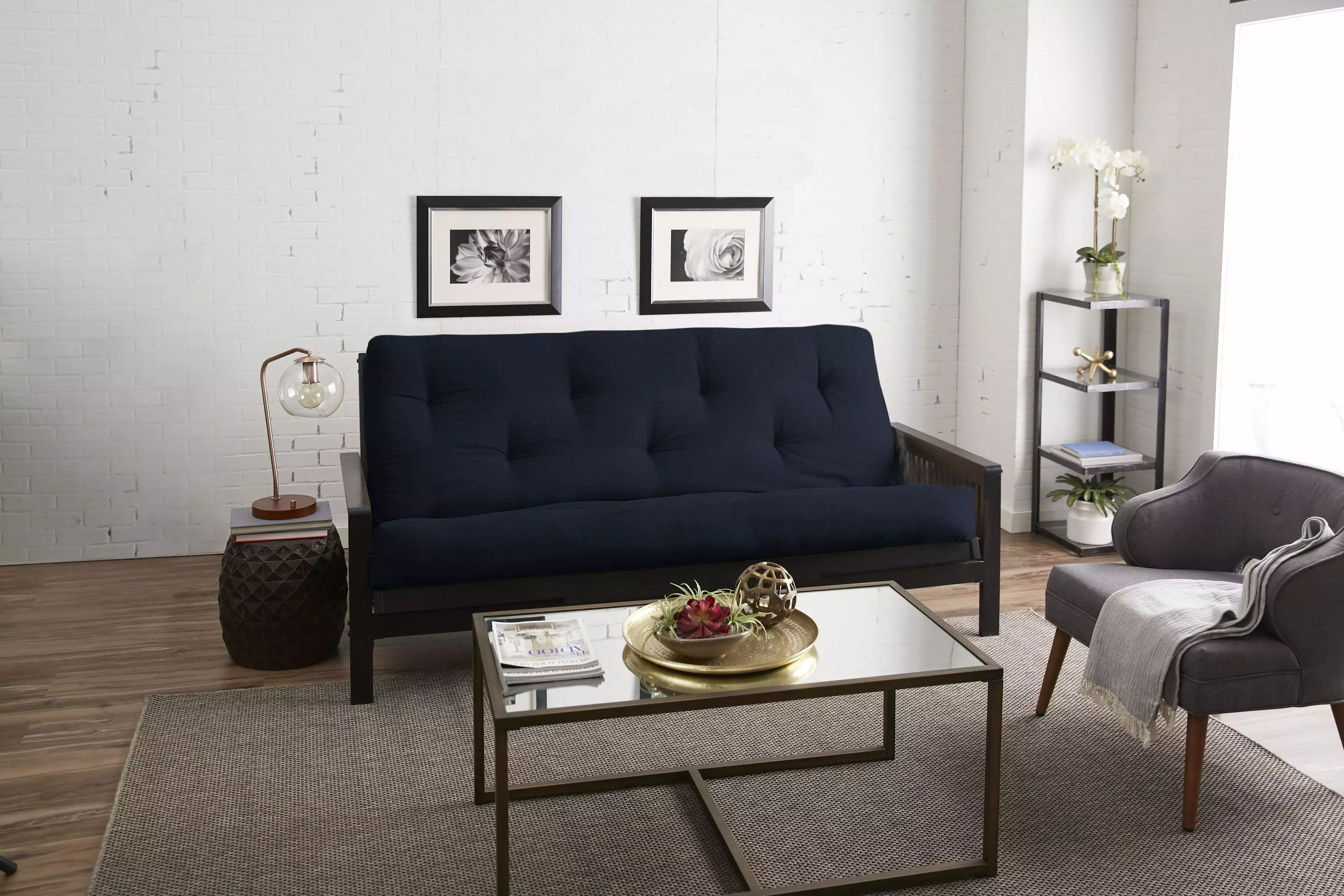 Sorra Home 6 Inch Reversible Tufted Full Size Futon Mattress Daybeds Futons