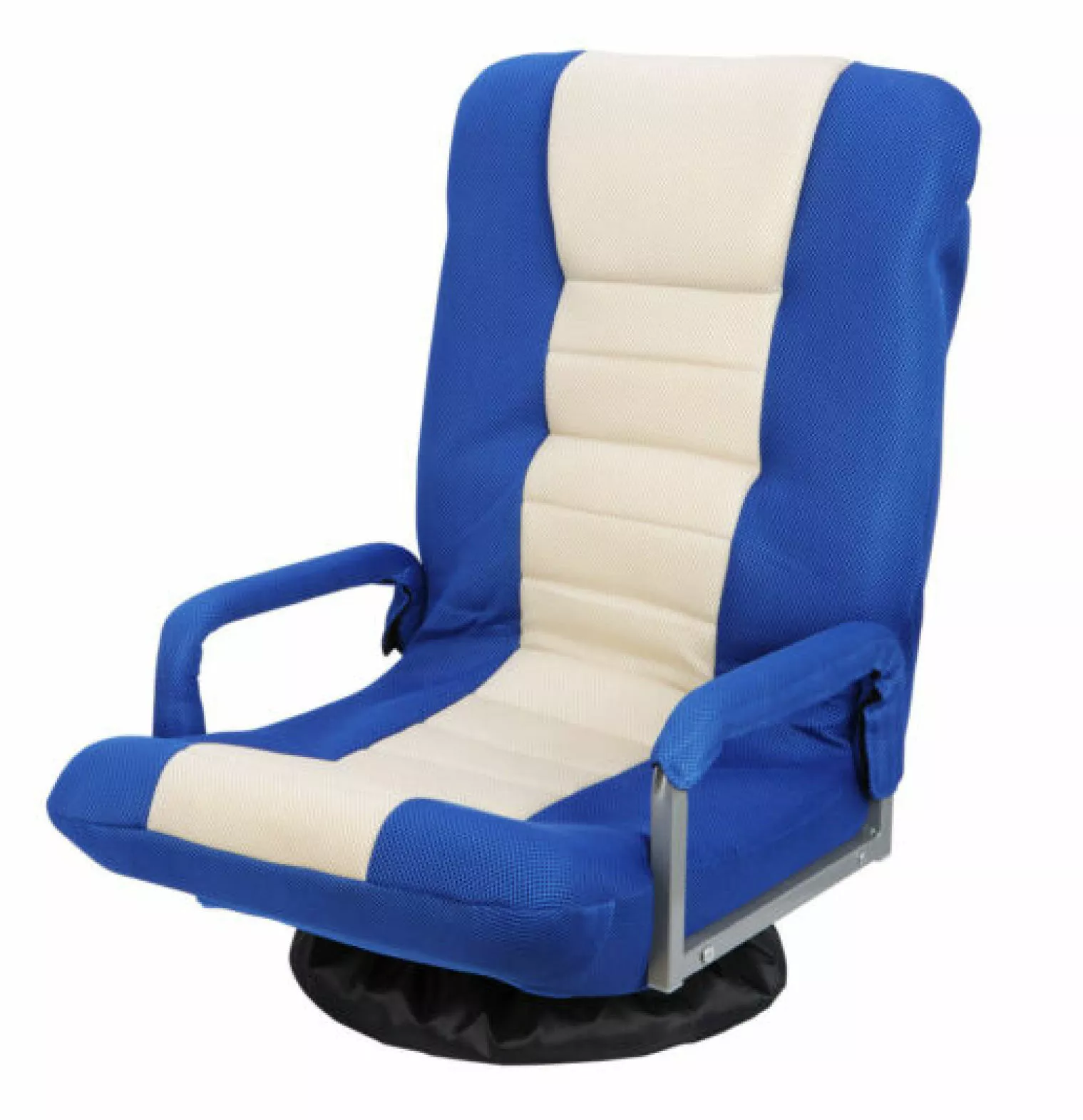 Rongfun Foldable Gaming Floor Chair 360 Degree Swivel and Adjustable Backrest