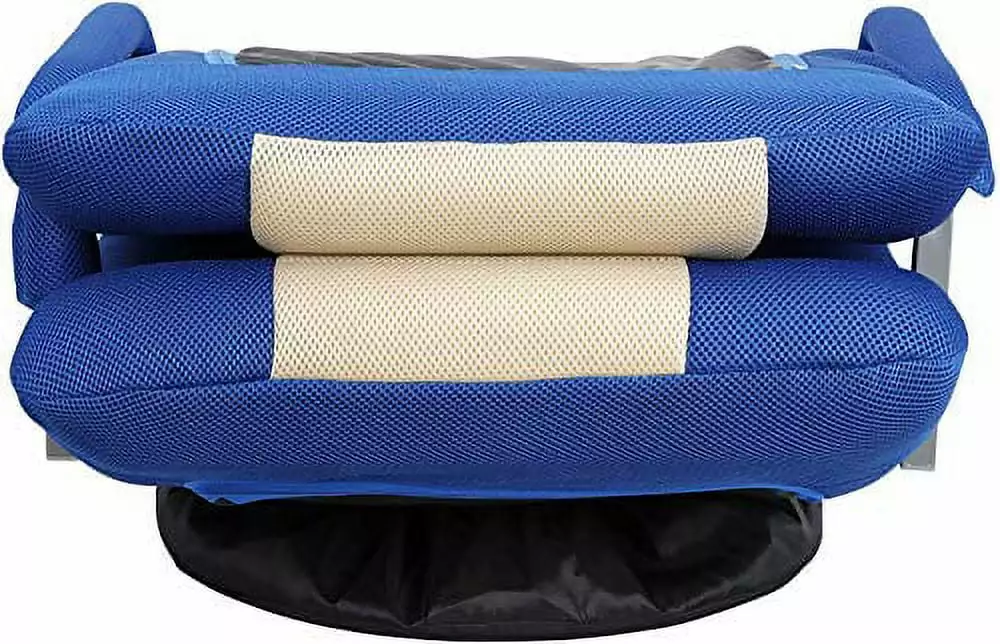 360-Degree Swivel Foldable Floor Gaming Chair Adjustable Backrest and Armrest TeviRoom