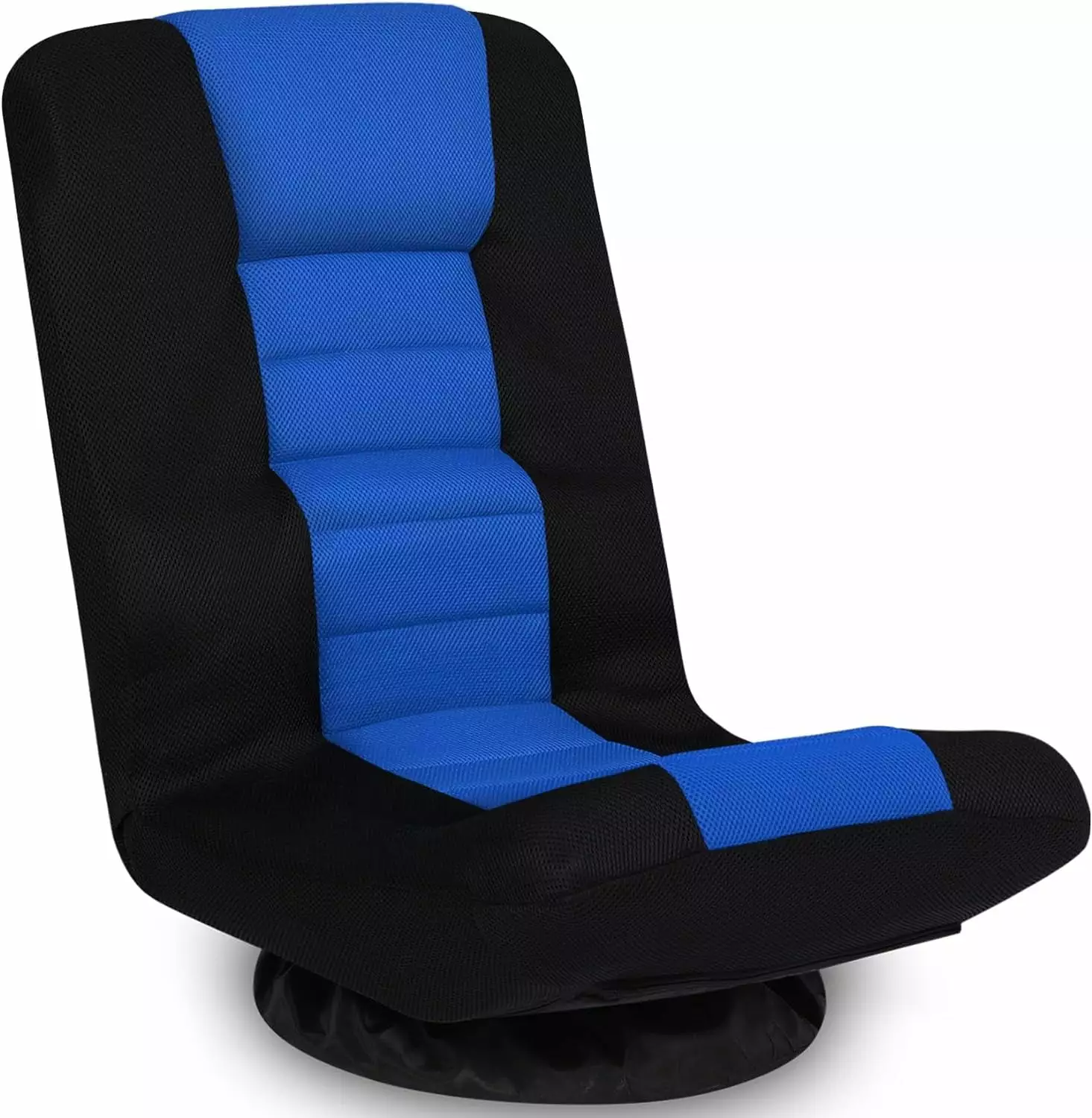 Swivel Gaming Chair Multipurpose Floor Chair Video Games TV Reading Lumbar Support 6 Adjustable Positions Blue WYD
