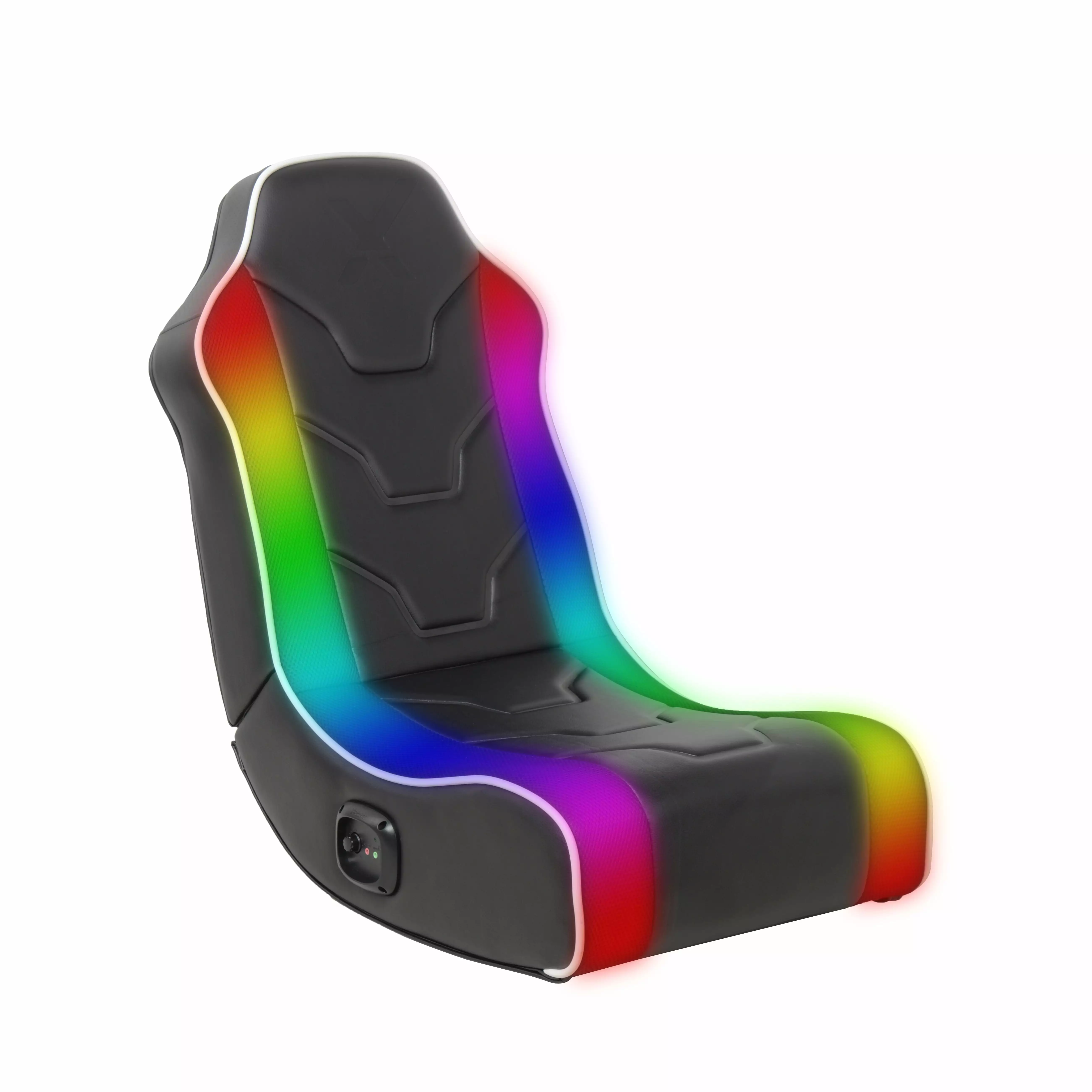 X Rocker Chimera RGB 2.0 Wired Floor Rocker Black