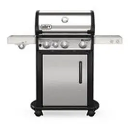 Spirit SP-335 LP Gas Grill 3 Burners + Sear + Side Burner 32,000 BTUs Stainless Steel Weber