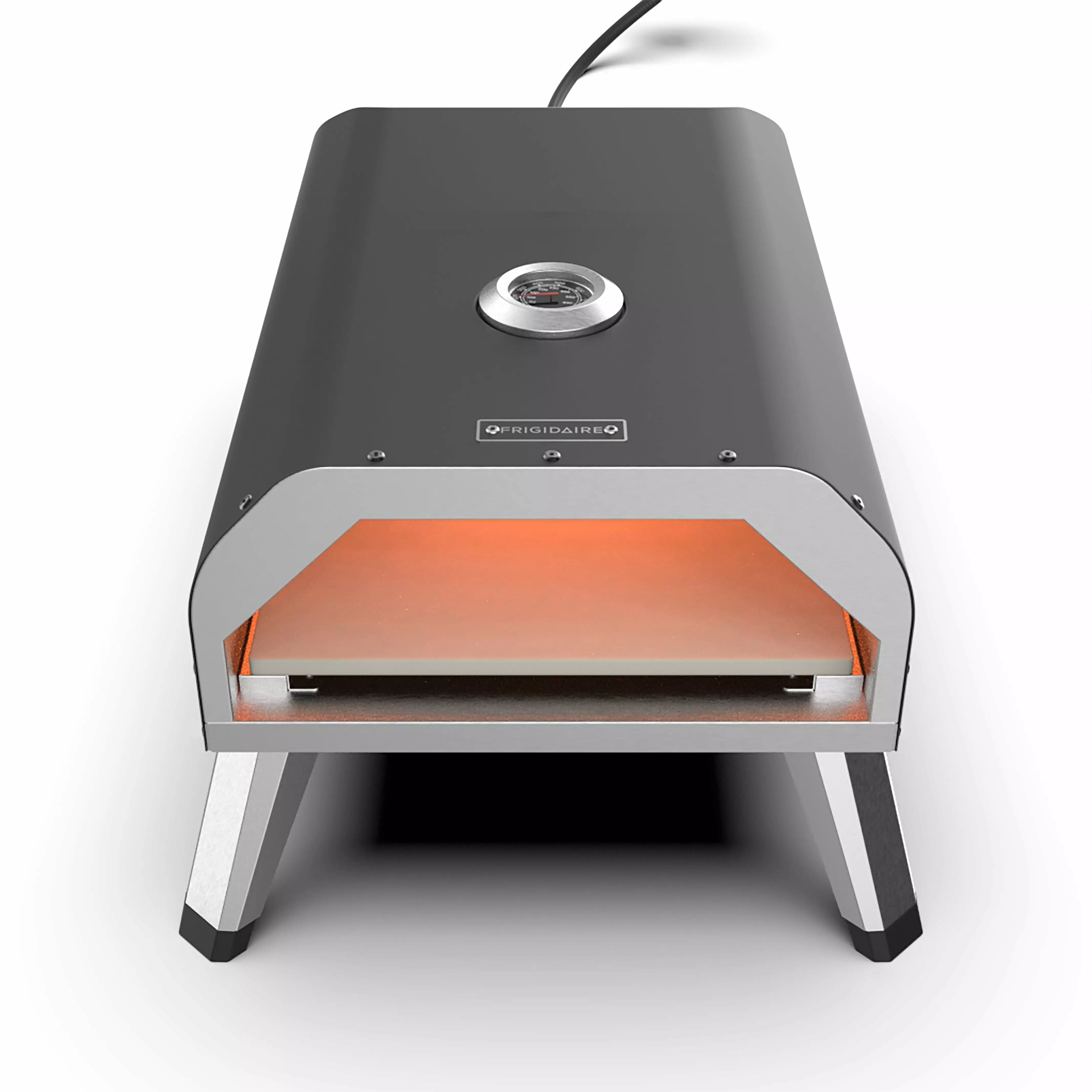 FRIGIDAIRE Gas Powered Outdoor Pizza Oven Travel-friendly Pizza Stone and Gas Regulator