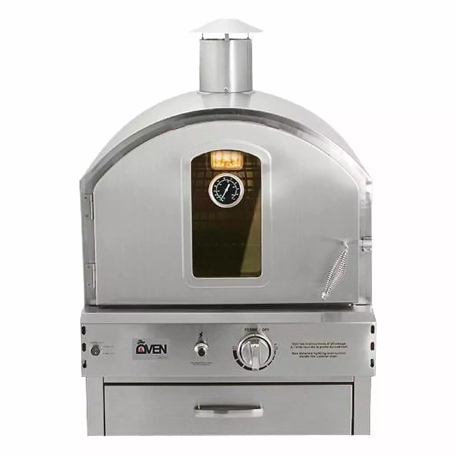 Summerset Built- Countertop Natural Gas Outdoor Pizza Oven SS-OVBI-NG