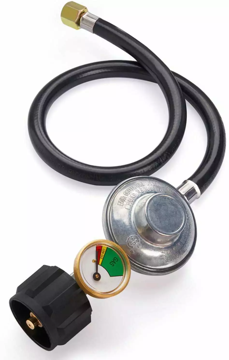 2 Feet Propane Regulator Hose Tank Gauge Weber Char-Broil LP Gas Grill Heater Fire Pit