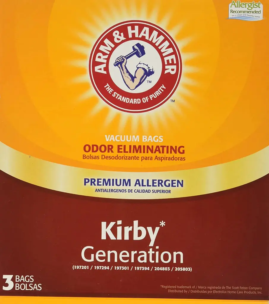 Kriby 3-Pack Generation Vacuum Bags Select Models Arm u0026 Hammer