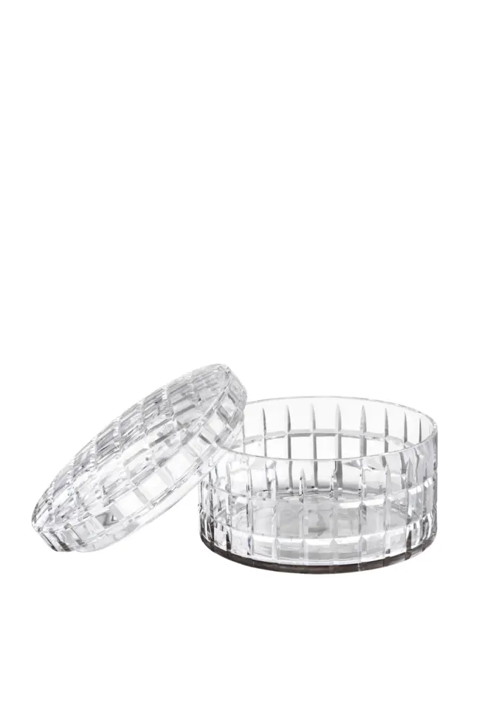 Eichholtz Rocabar Round Glass Box Medium Decorative Storage