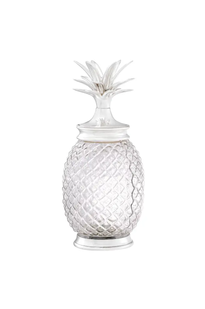 Glass Pineapple Jar Eichholtz Hayworth Decorative Kitchen Canister