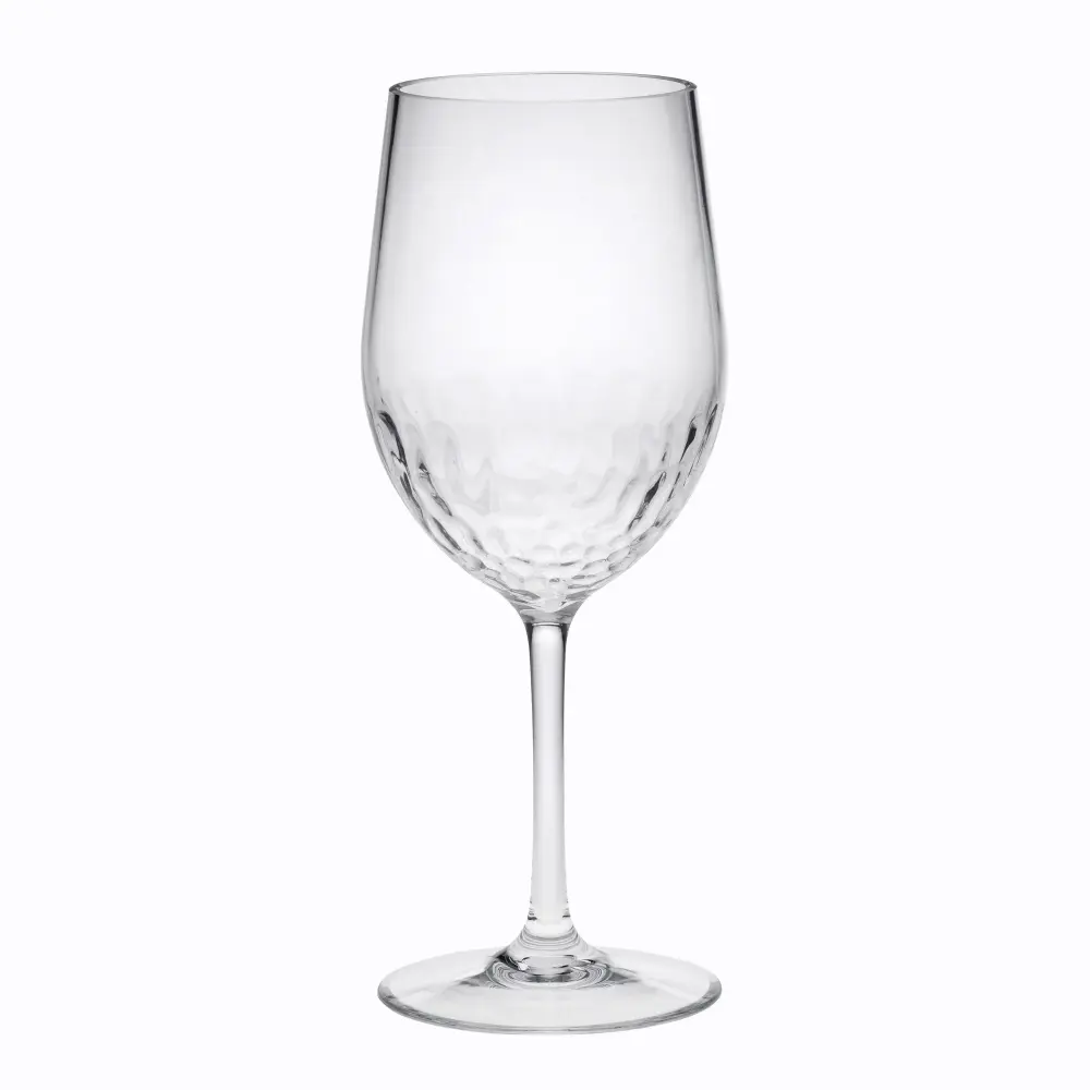 Tritan Hammer - Leadingware Unbreakable Design Plastic Wine Glasses (Set 4), Bpa Included, 12Oz - Clear