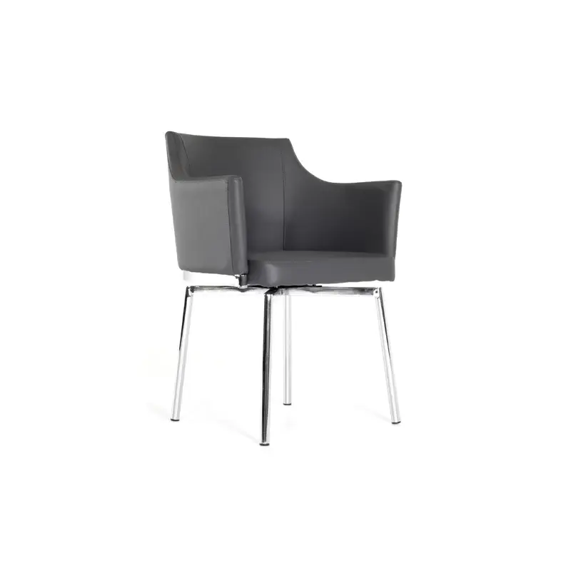 Modrest Kaweah Contemporary Grey Dining Chair