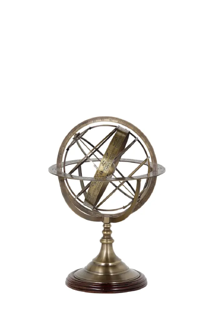 Antique Brass Globe Small Eichholtz Vintage World Decor