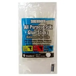 Clear Glue Stick 0.44 x 4-Inch 6-Pack Standard Glue Guns Surebonder
