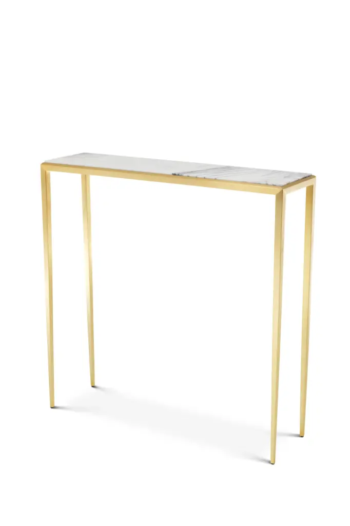 Small Gold Console Table Eichholtz Henley S Elegant Entryway Furniture