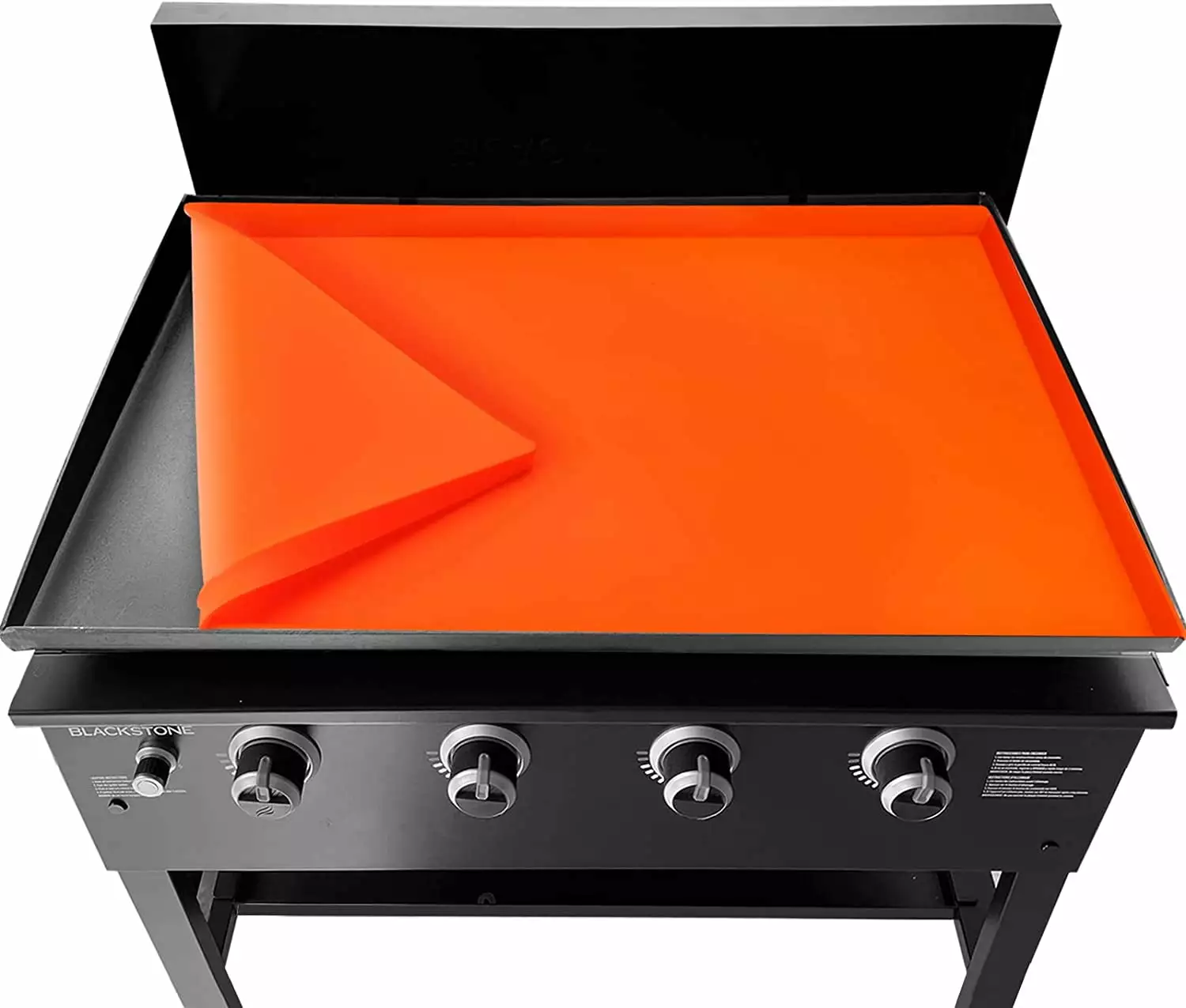 36 inch Silicone Griddle Mat Blackstone Heavy Duty Food Grade Blackstone Grill Cover Orange