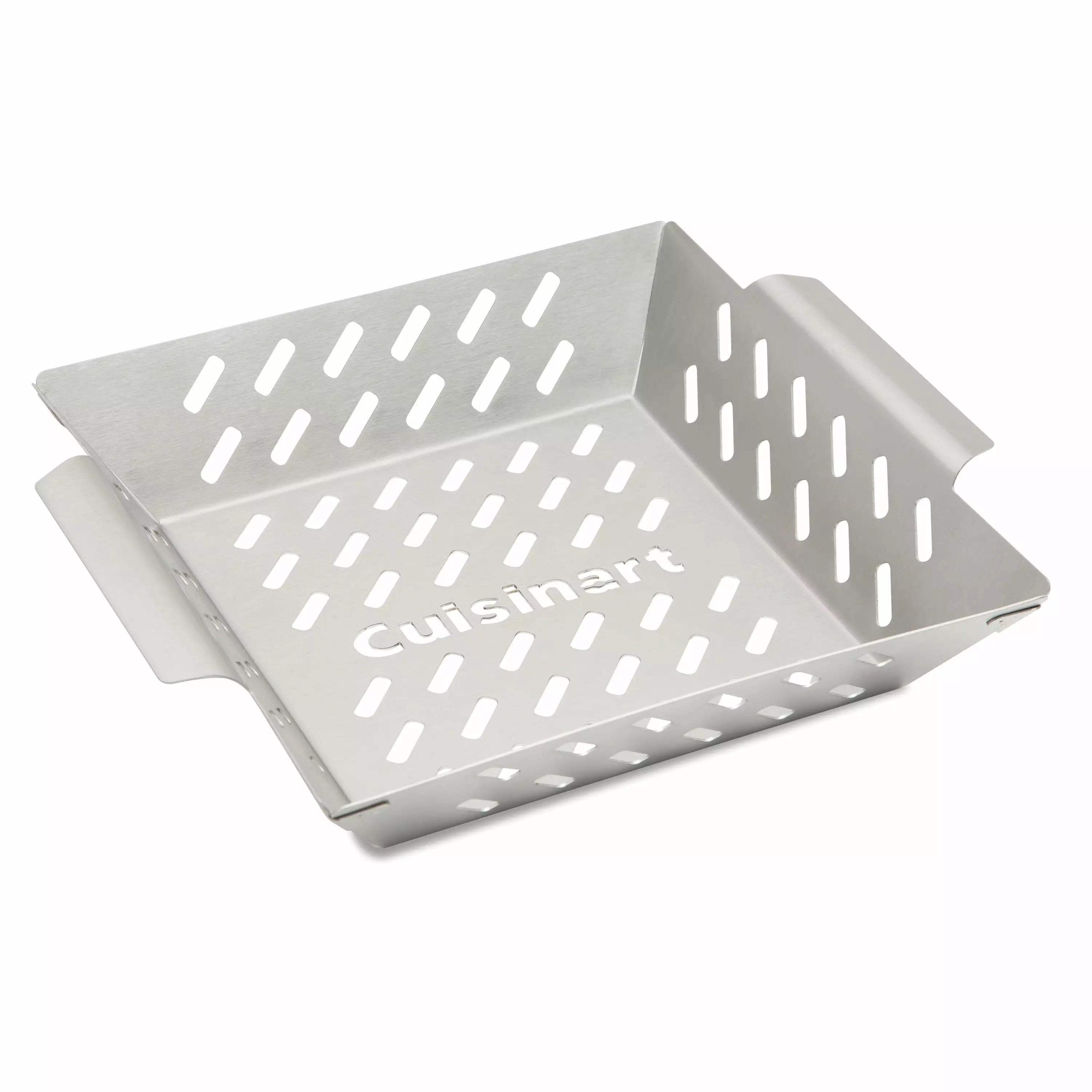 Cuisinart Stainless Steel BBQ Wok - Perforated Grilling Basket Enhanced Flavor
