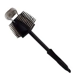 Bristle Coil Grill Brush 18.7-. Professional Cleaning Grill Zone