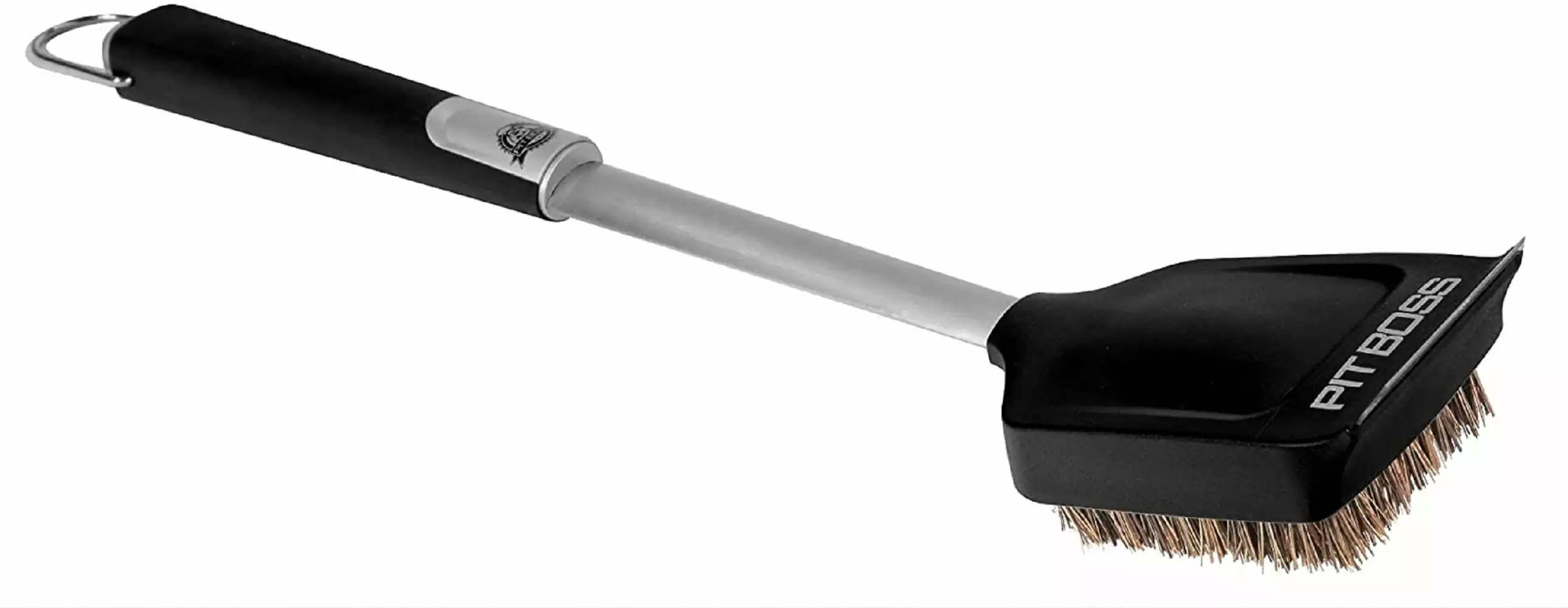 Pit Boss Soft Touch Palmyra Head Brush - Durable Grill Brush Cleaning BBQ Grates