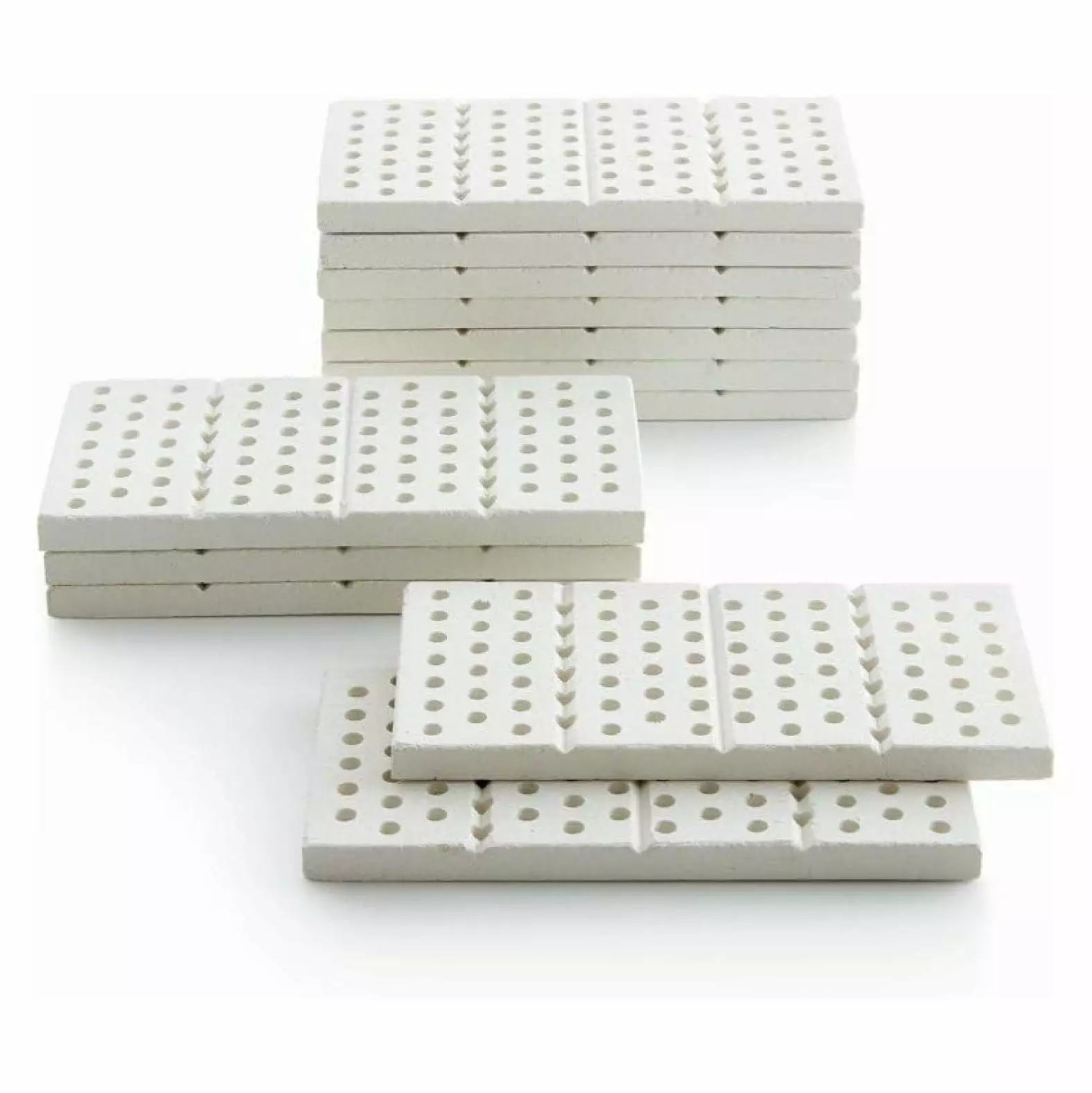 Ceramic Grill Tile Kit Upgrade Gas Grills - Radiant Heat Enhancer Easy Installation Replaces Lava Rocks Jsmark