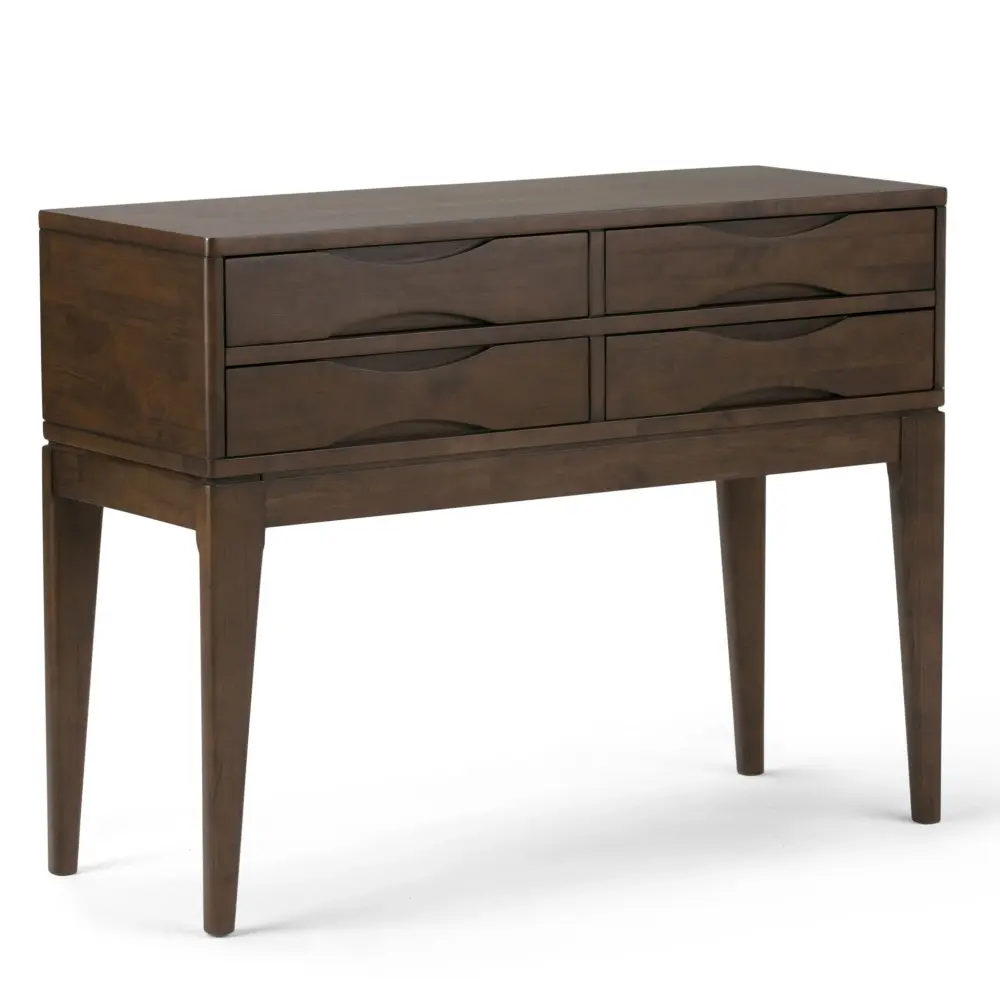 Harper - Hallway Console Table - Walnut Taupe