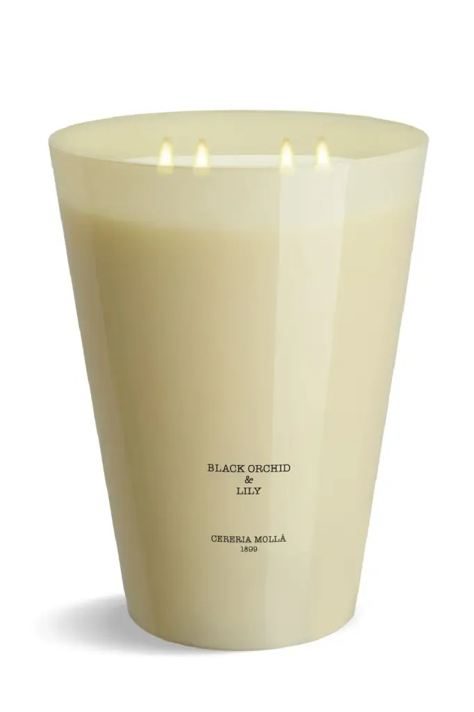 Flower Scented Handmade Candle 3XL Black Orchid Lily Cereria Moll��