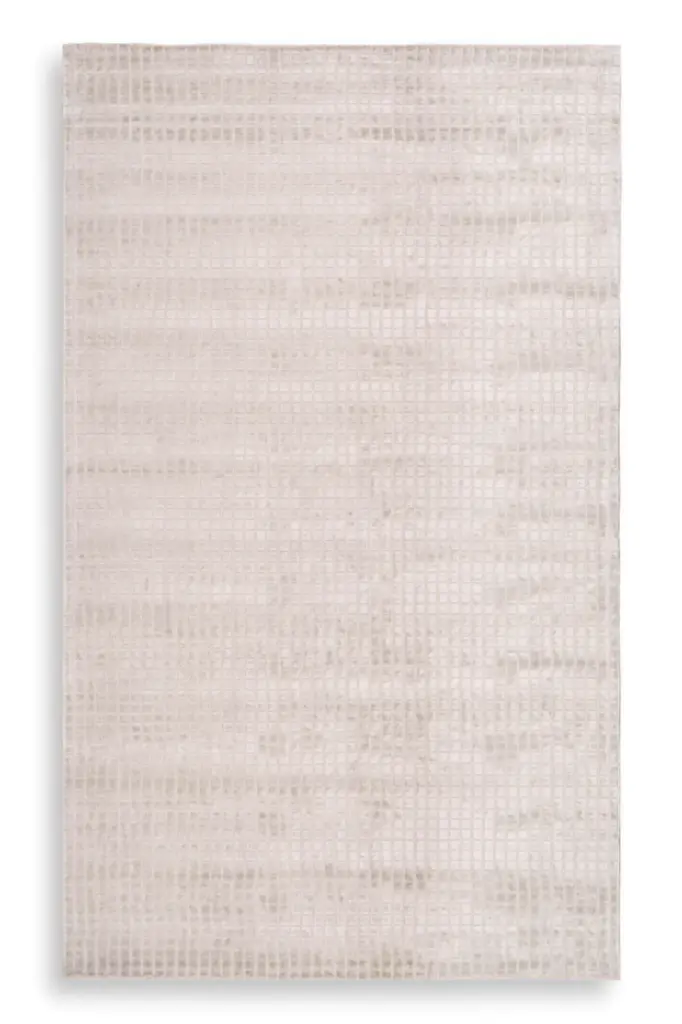 Silver Sand Hand Woven Rug 10x13 Eichholtz Crown Bohemian Living Room Carpet