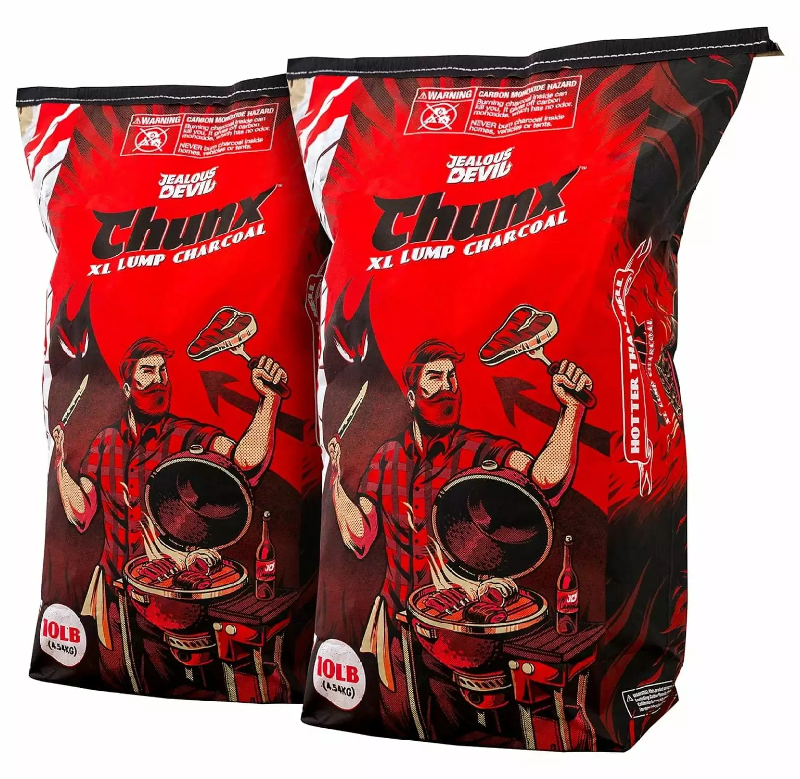 GpLuMy All Natural Hardwood Lump Charcoal 2 x 10LB Smoker and Grilling