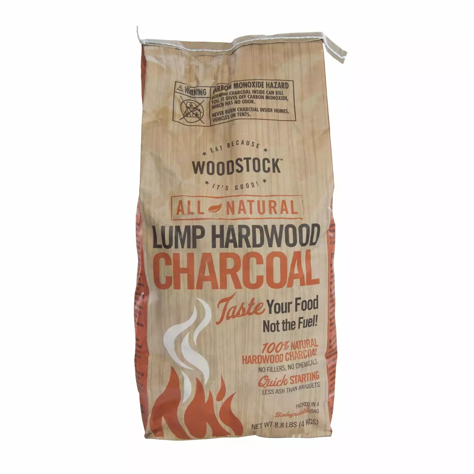 Woodstock All Natural Hardwood Lump Charcoal 8.8 lb Grilling and Smoking