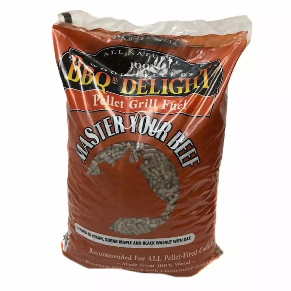 BBQR's Delight Master Your Beef Cooking Pellets 20lb Pecan Maple Black Walnut Hardwood Smoking Pellets