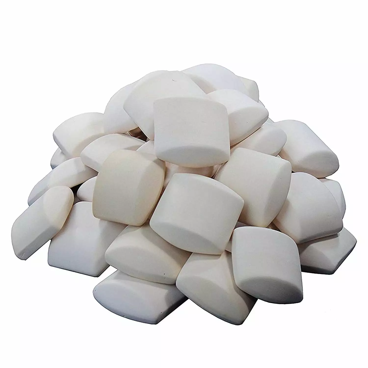 JIARUI 60 Ceramic Briquettes BBQ Grilling Heat Distribution - Lava Rock Alternative