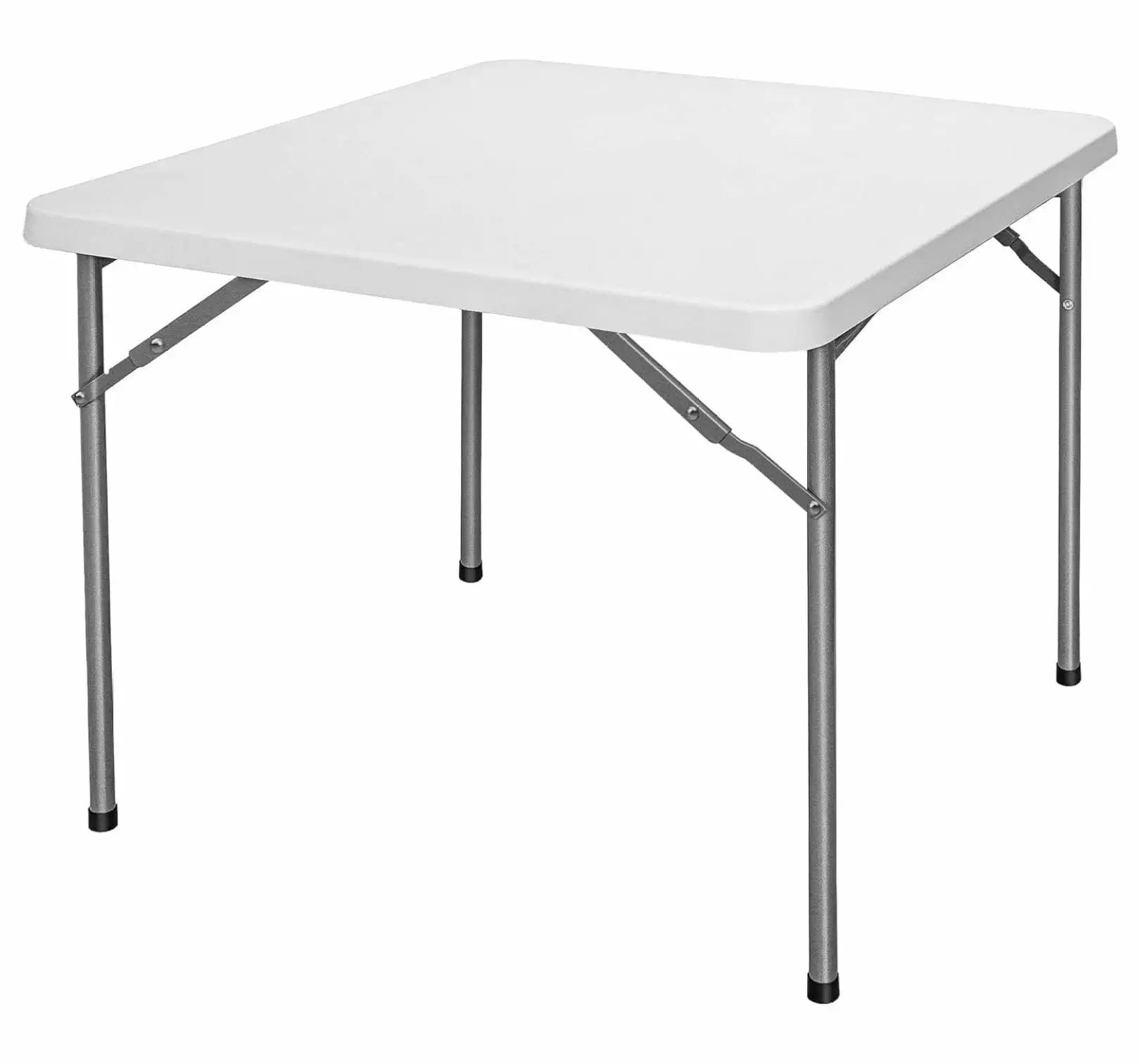 Drevy 3 ft Heavy Duty Portable Plastic Folding Table Indoor Outdoor Use White