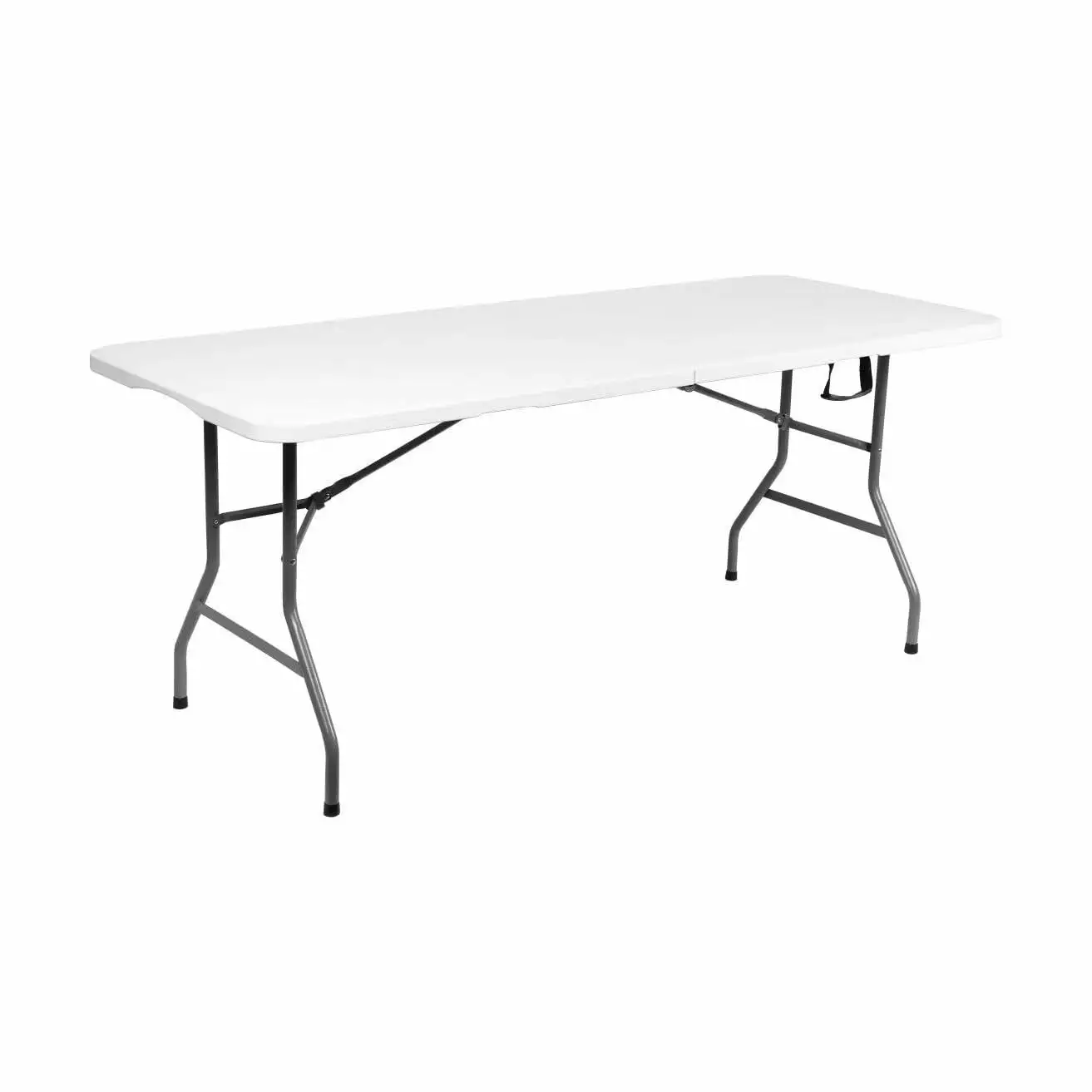 New Home Era 6ft Plastic Folding Table Heavy Duty Light Weight Portable Table Picnic Party Camping White