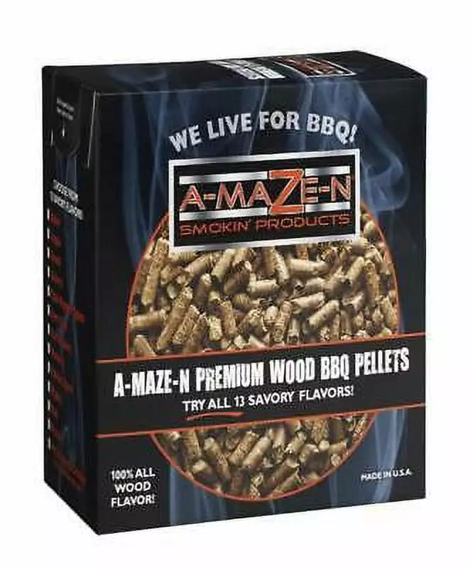 2 PC -MAZE-N Wood Pellets All Natural Hickory 2 lb Smoking and Grilling