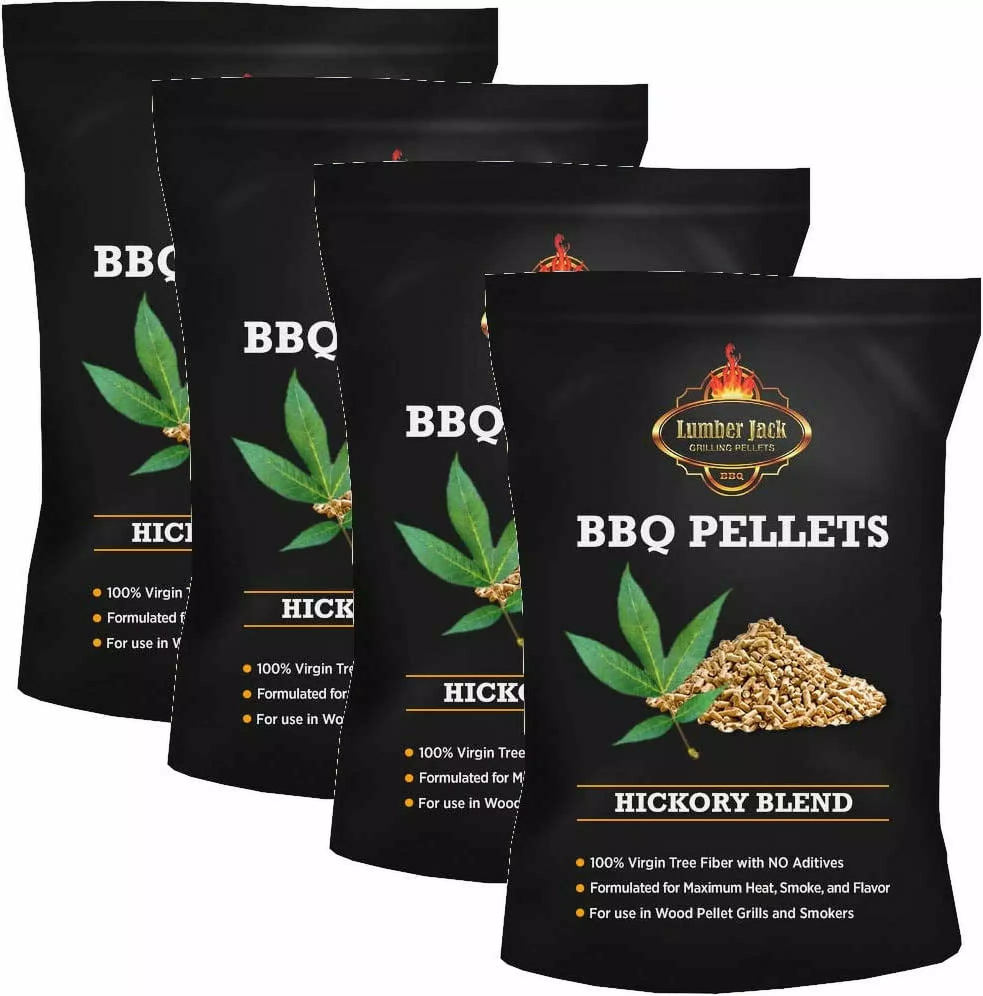 Lumber Jack 80 Pound Hickory Blend BBQ Pellets Smokers and Grills