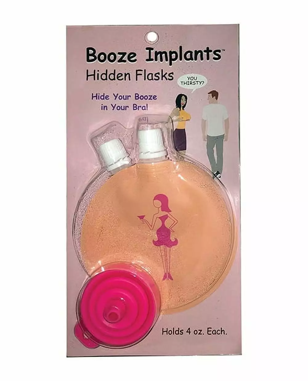 Kheper Games Booze Implants Beige Hidden Beverage Container