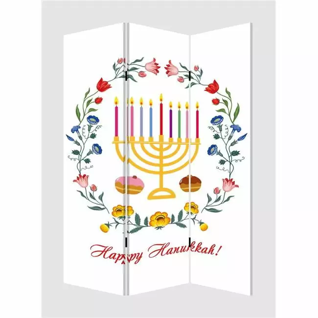 Screen Gems 72 x 48 Hanukkah Screen Room Divider