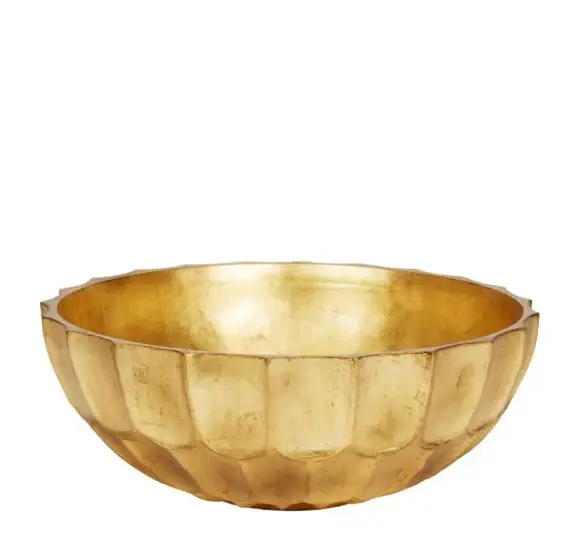 Alexis Amber Leaf Decorative Bowl