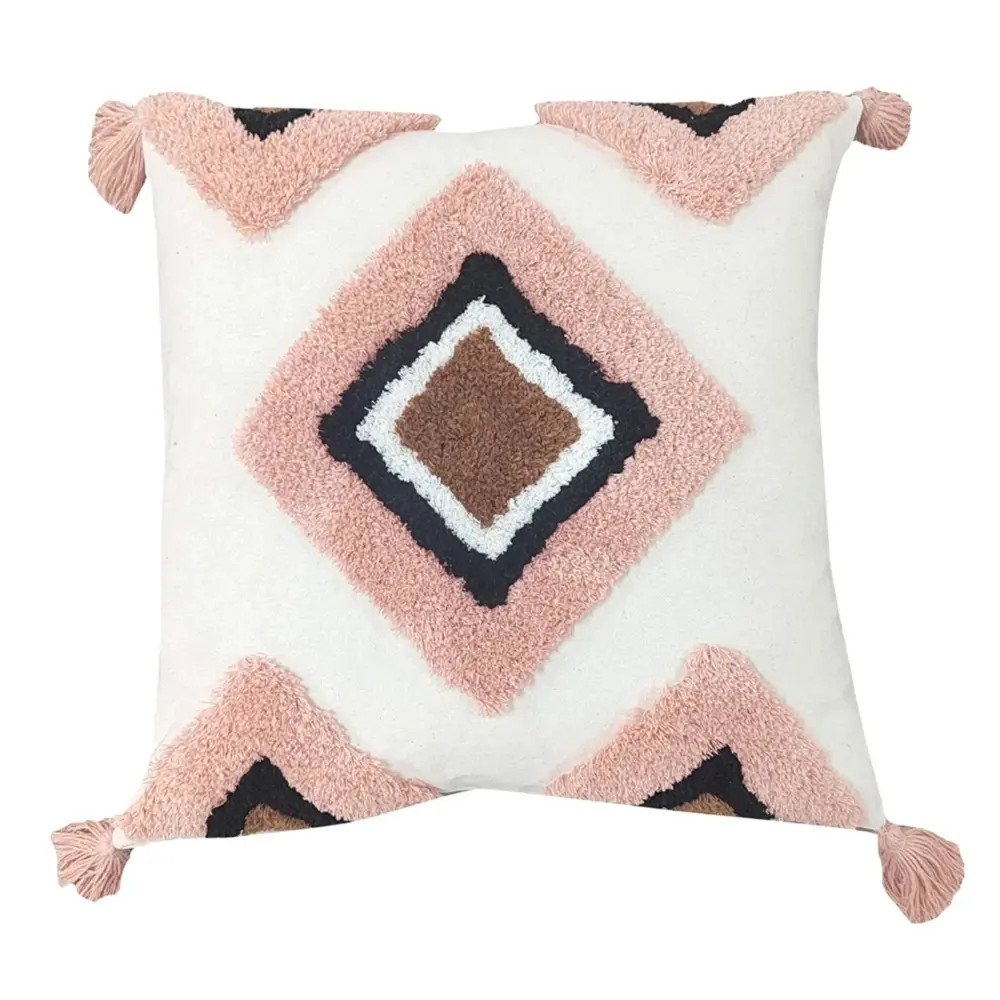 Cushion Tufted Coral Diamond