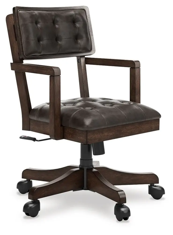 Breckington - Home Office Desk Chair - Rich Brown